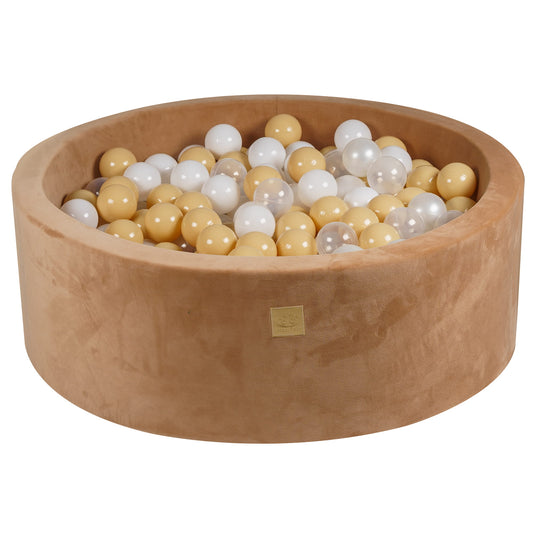 Ronde ballenbak met 200 ballen, 90x30cm, Carmel, Supersoft