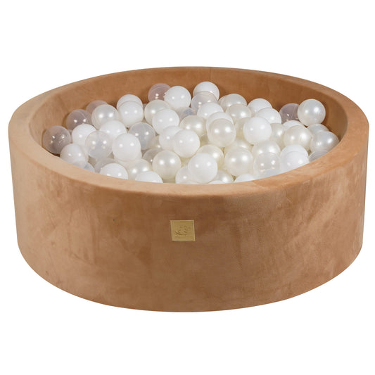 Ronde ballenbak met 200 ballen, 90x30cm, Carmel, Supersoft