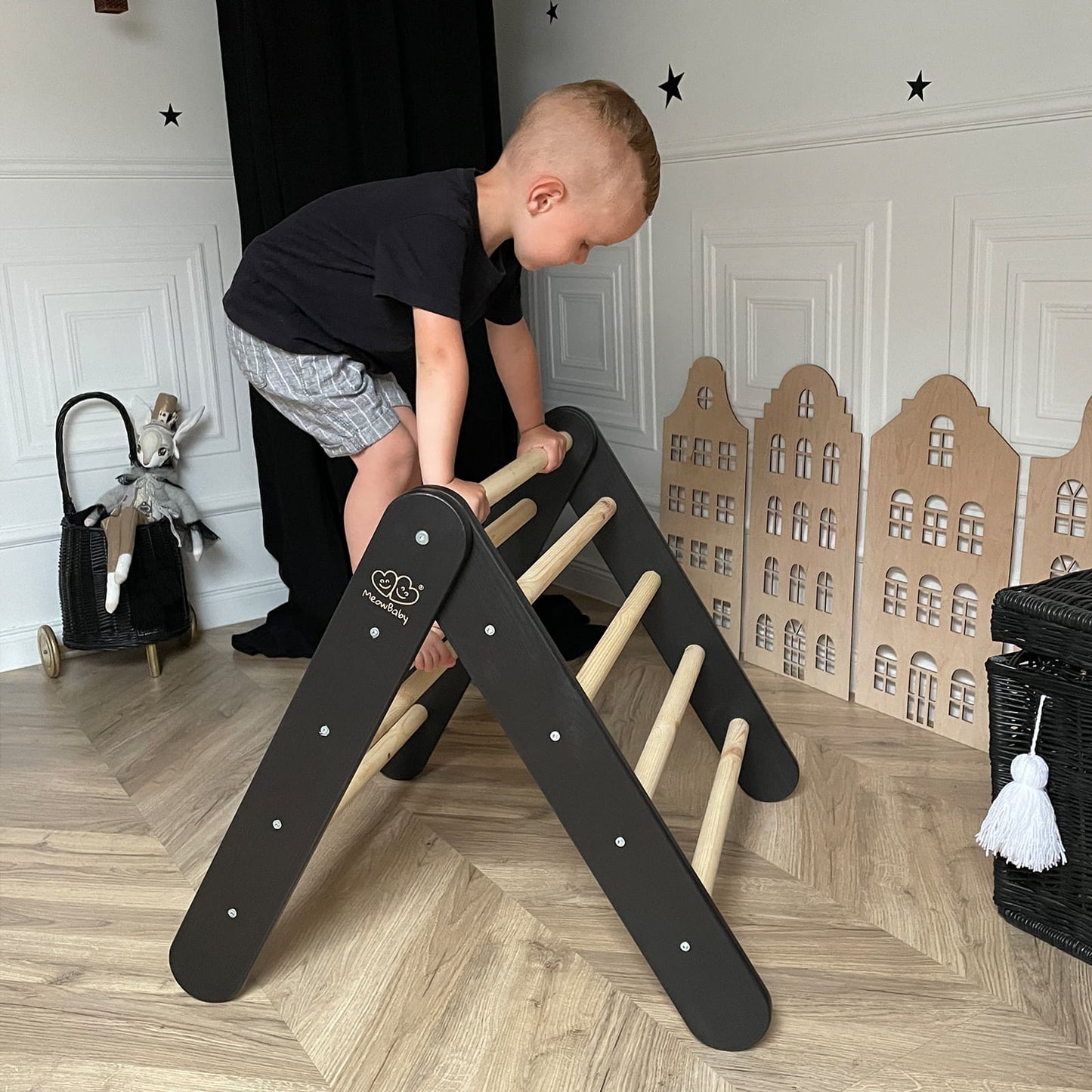 Montessori Play Tent with Ladder