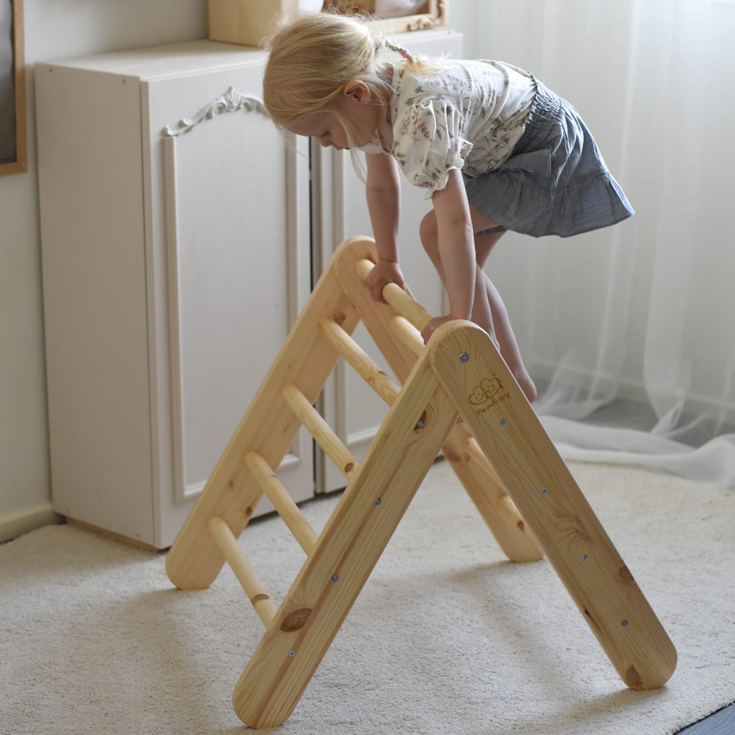 Montessori Play Tent with Ladder-Wood