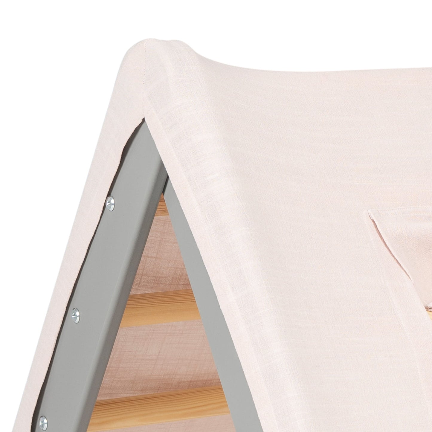 Montessori Play Tent with Ladder - Grey