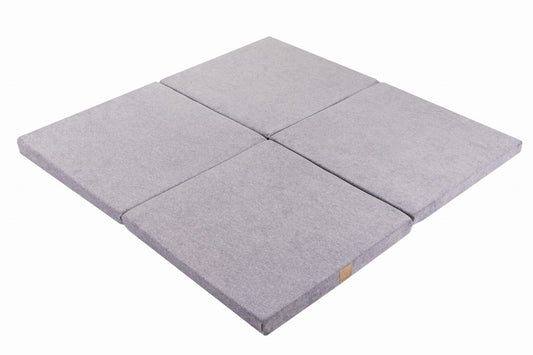 Montessori Baby Playmat - Square - Grey