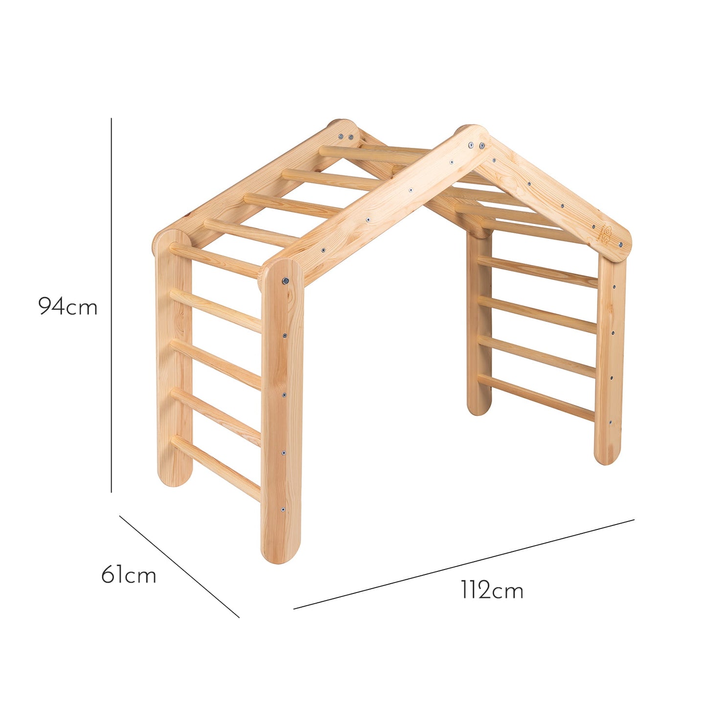 Montessori Klimladder Groot Huis met Tent