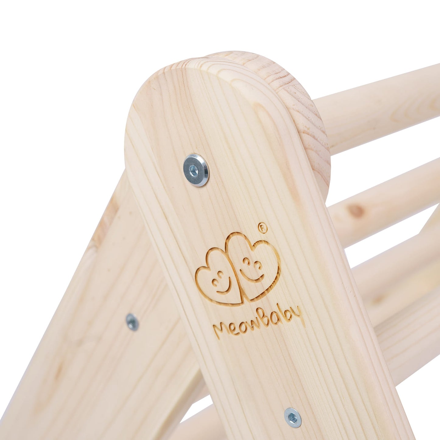 Montessori Klimrek 2in1 Ladder en Glijbaan - Hout