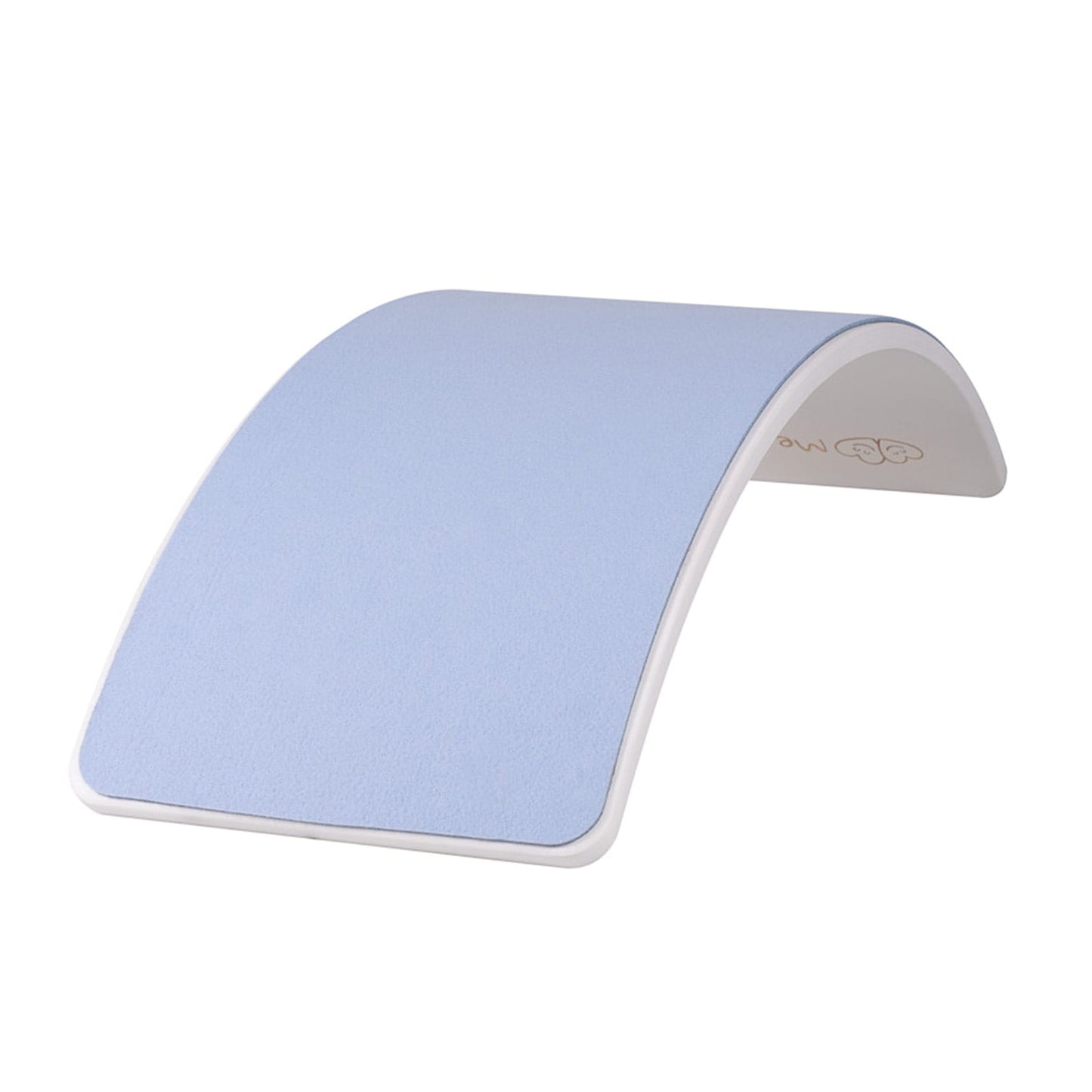 Montessori Balance Board met Vilt - Licht - Blauw