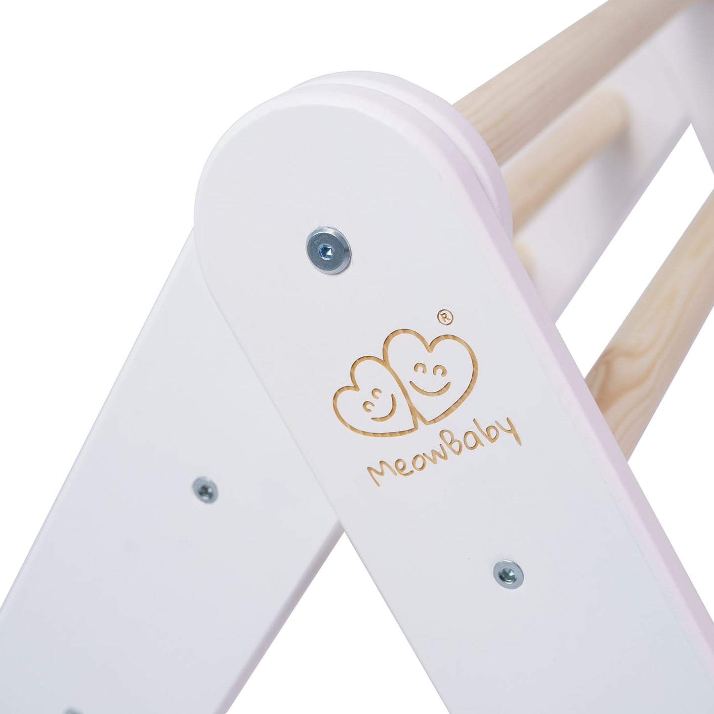 Montessori Speeltent met Ladder - Wit- Baby Blauw